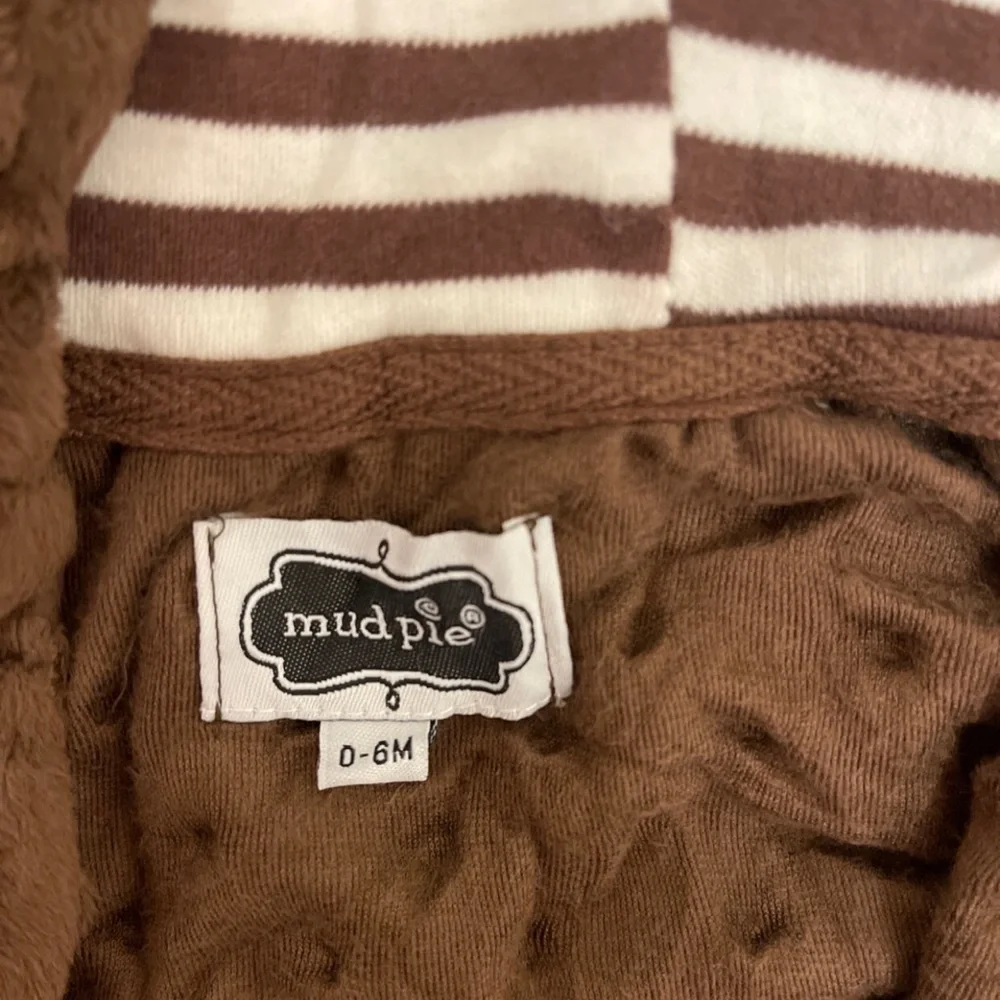 Mud Pie 0-6 Month Football One Piece Outfit